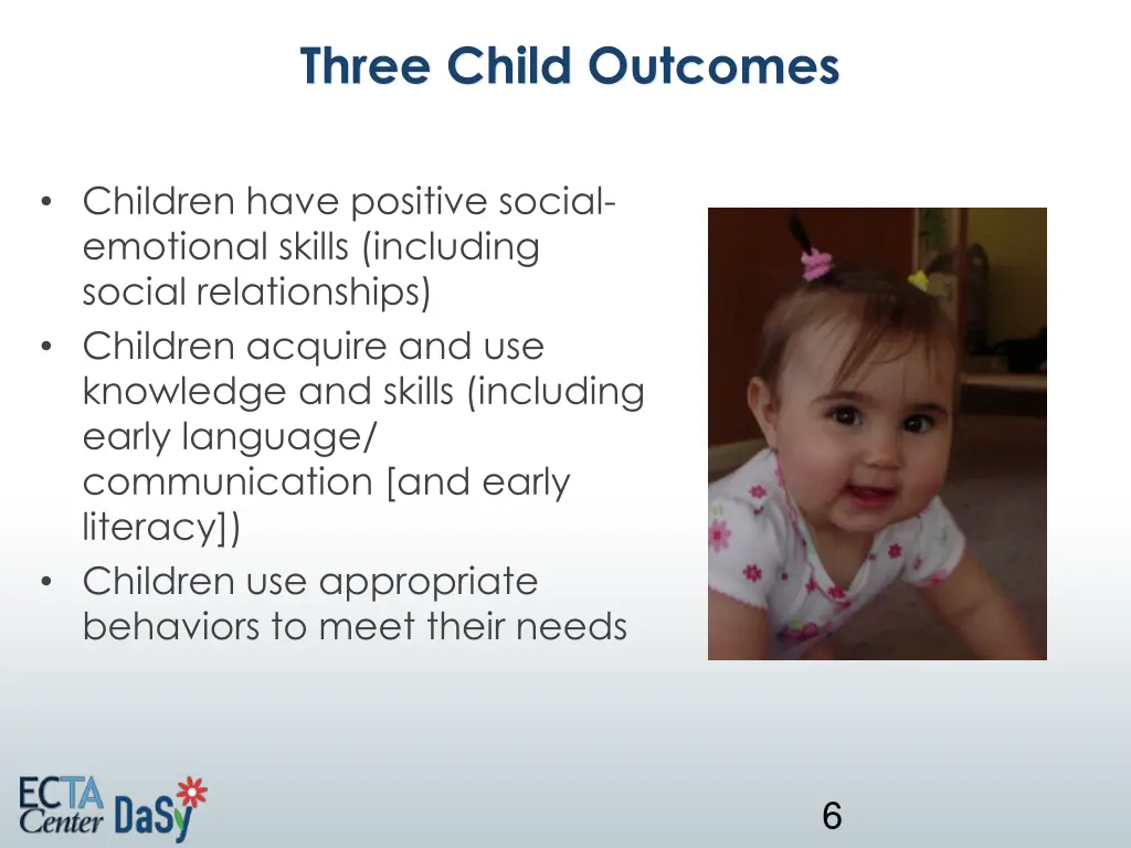 three child outcomes