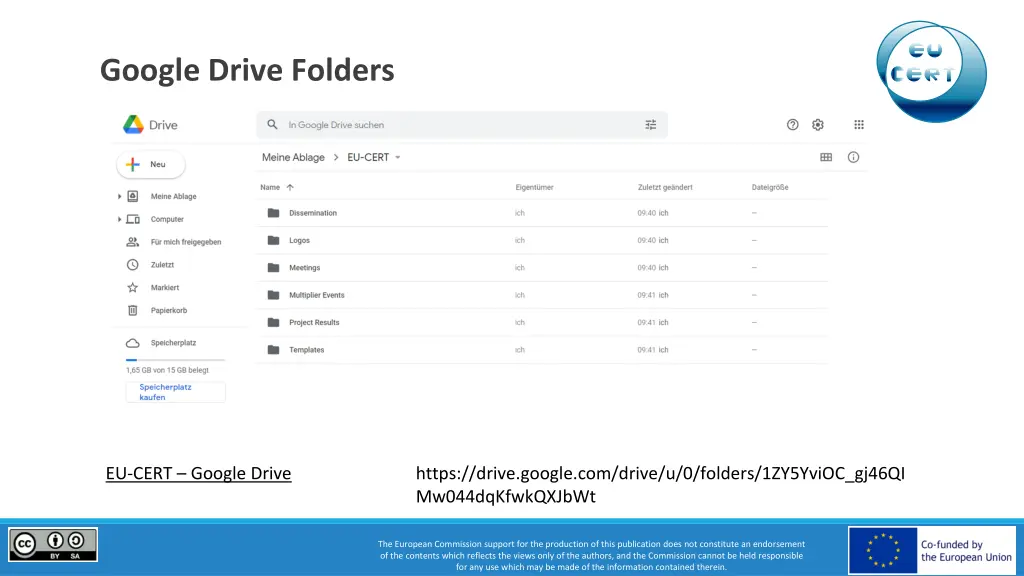 google drive folders