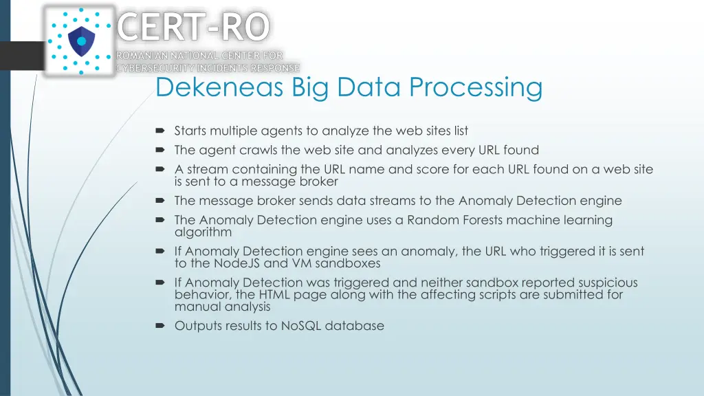 dekeneas big data processing