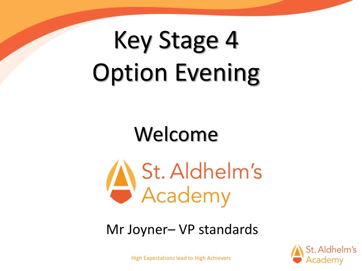 key stage 4 option evening