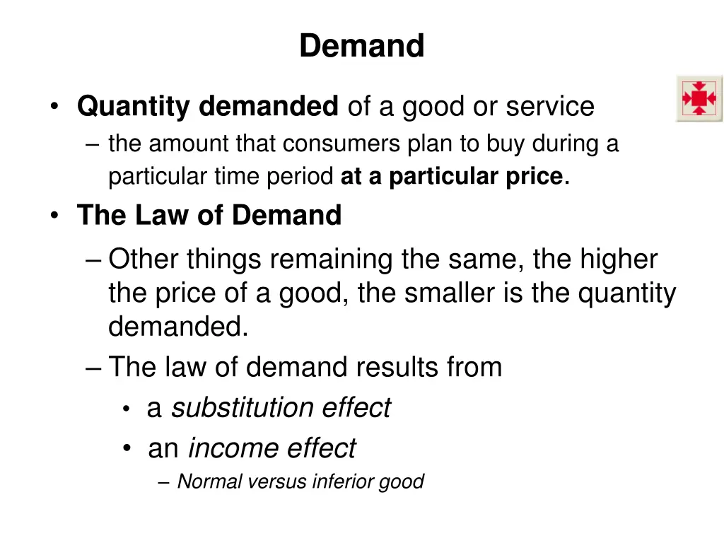 demand