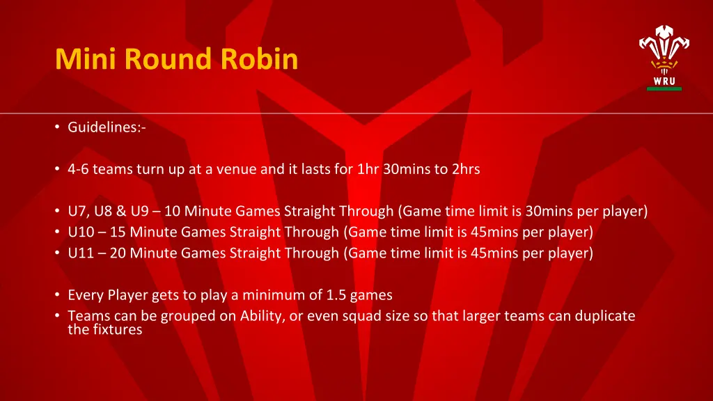 mini round robin