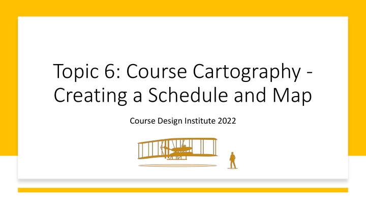 topic 6 course cartography creating a schedule