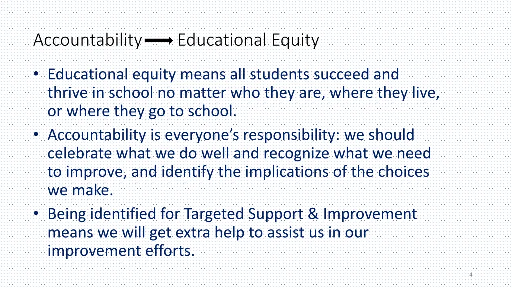 accountability educational equity