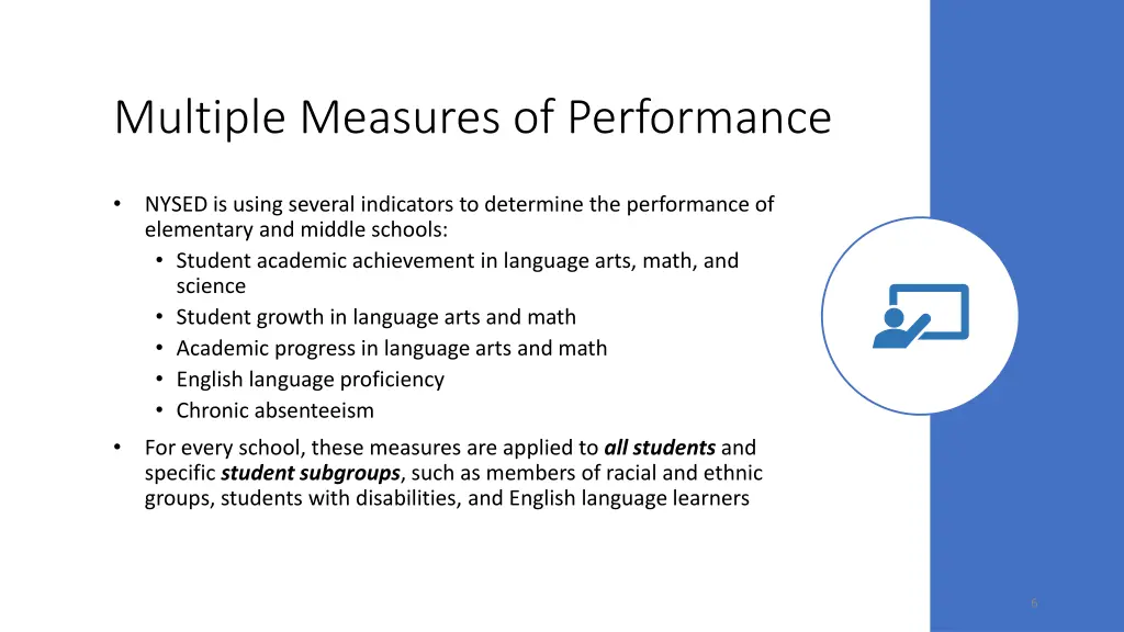 multiple measures of performance