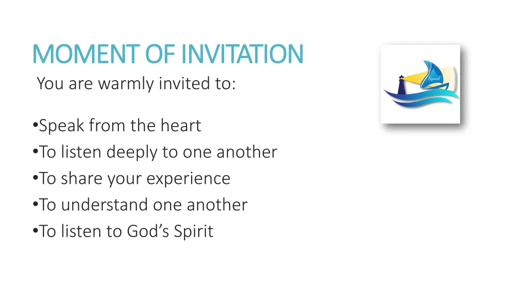 moment of invitation moment of invitation