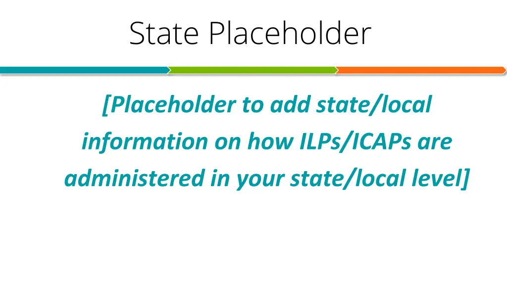 state placeholder