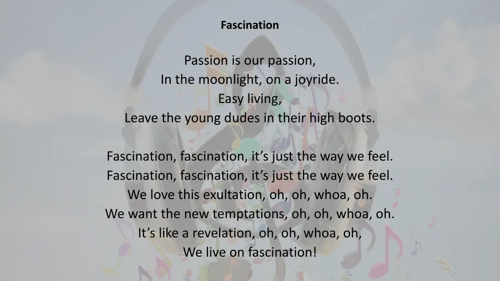 fascination