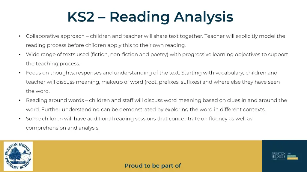 ks2 reading analysis