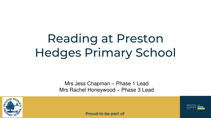 reading at preston hedges primary school