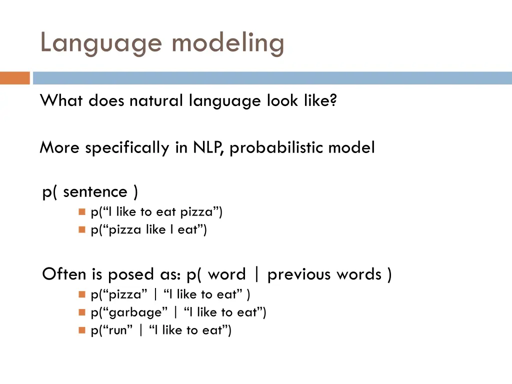 language modeling 1