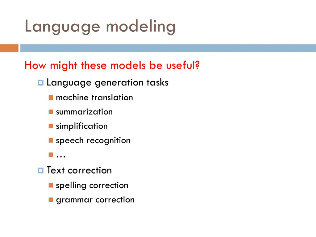 language modeling 2