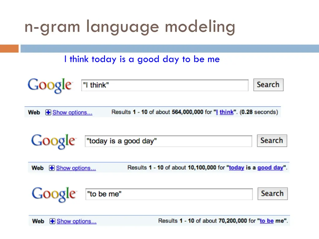 n gram language modeling