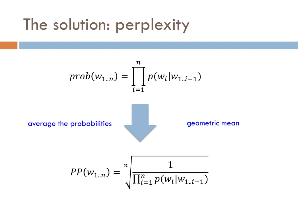 the solution perplexity