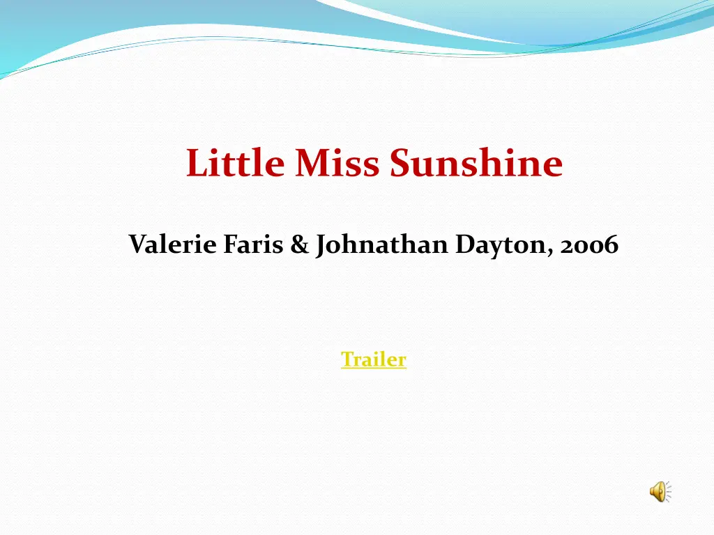 little miss sunshine