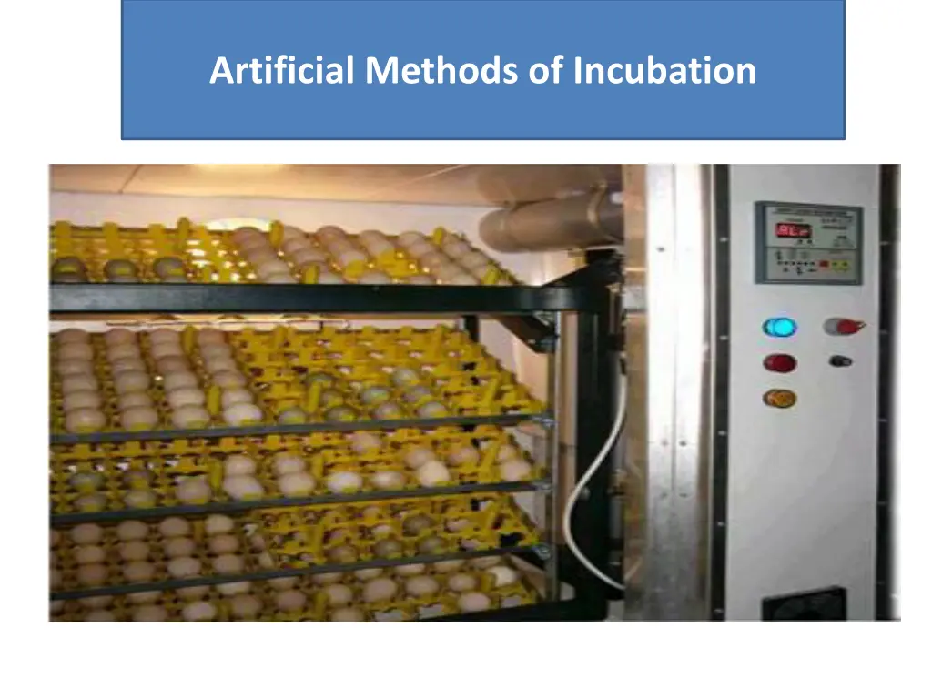 artificial methods of incubation 1