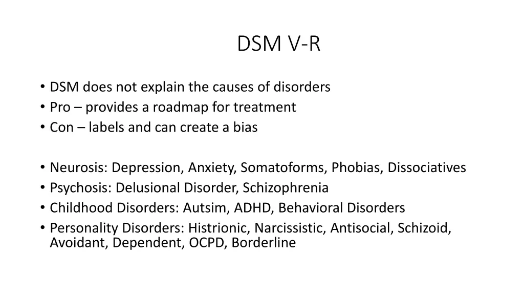 dsm v r