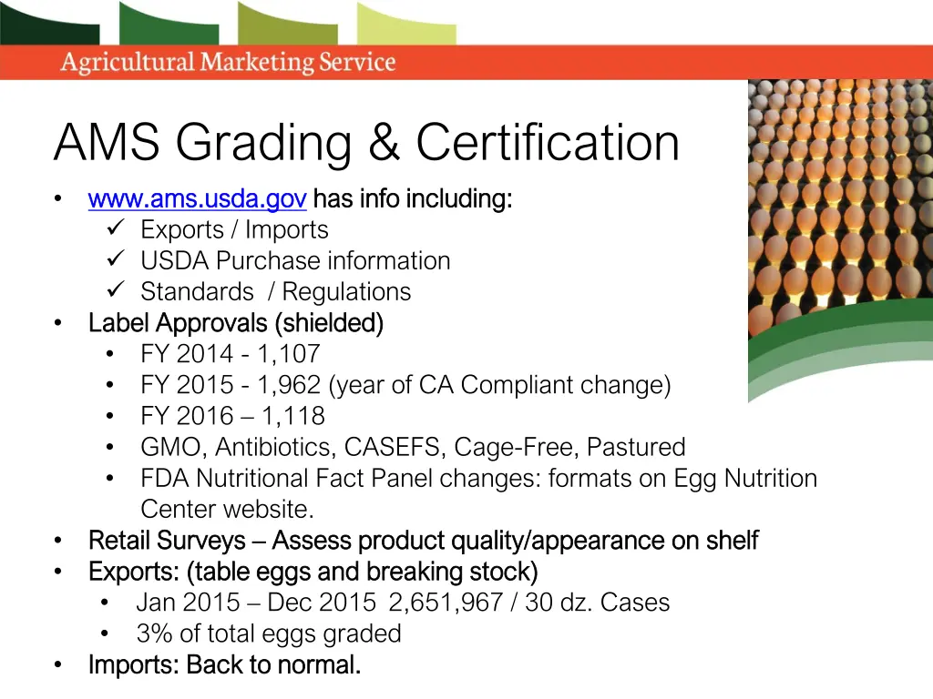 ams grading certification www ams usda