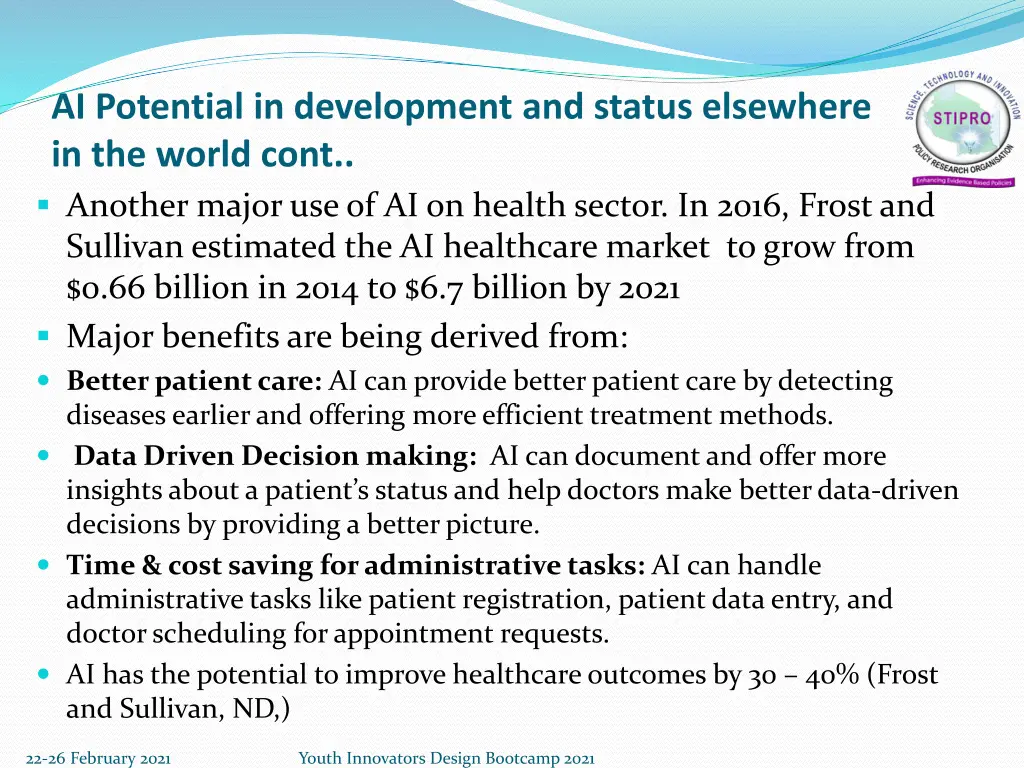 ai potential in development and status elsewhere 4