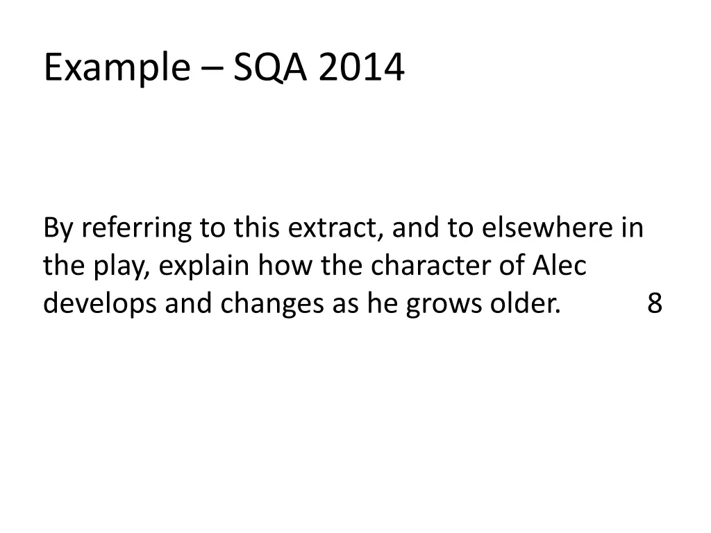 example sqa 2014