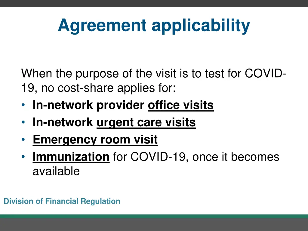 agreement applicability 1