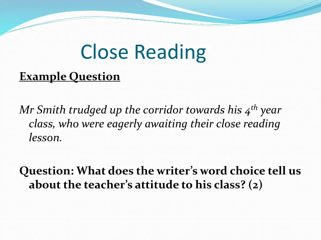 close reading 11