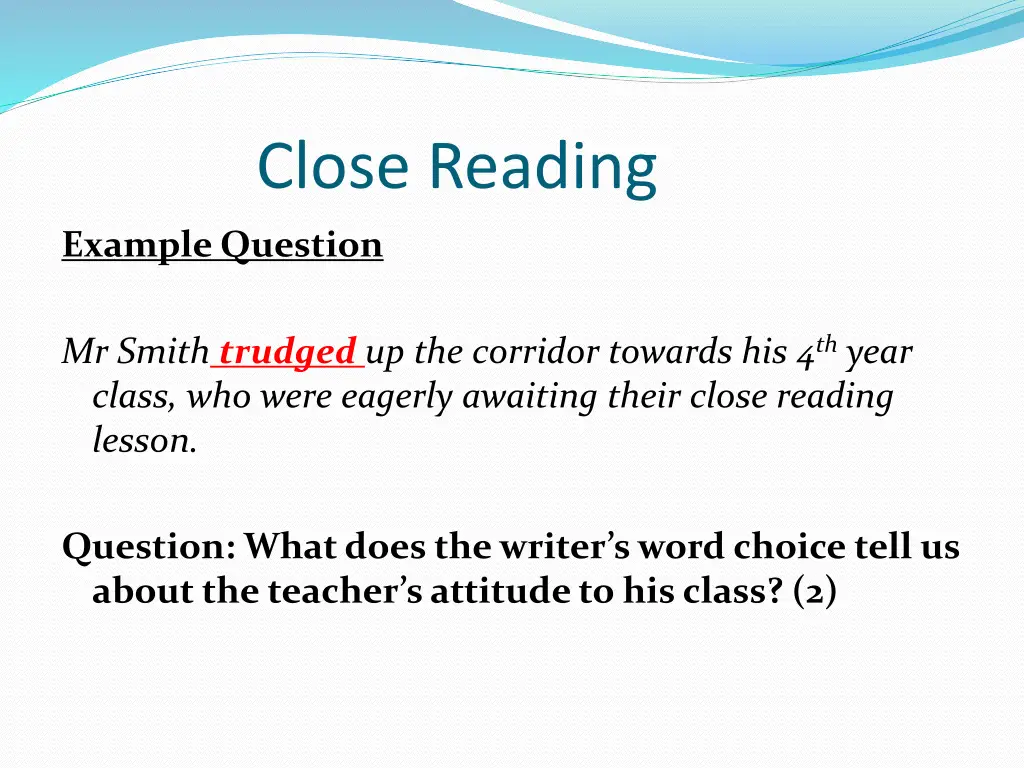 close reading 12