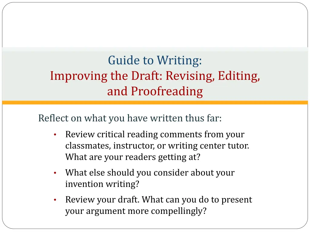 guide to writing 2