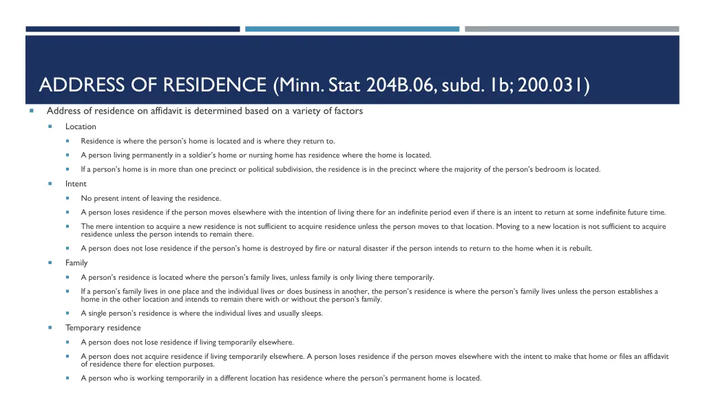 address of residence minn stat 204b 06 subd