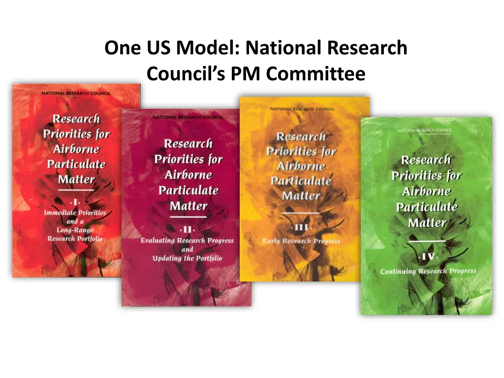 one us model national research council