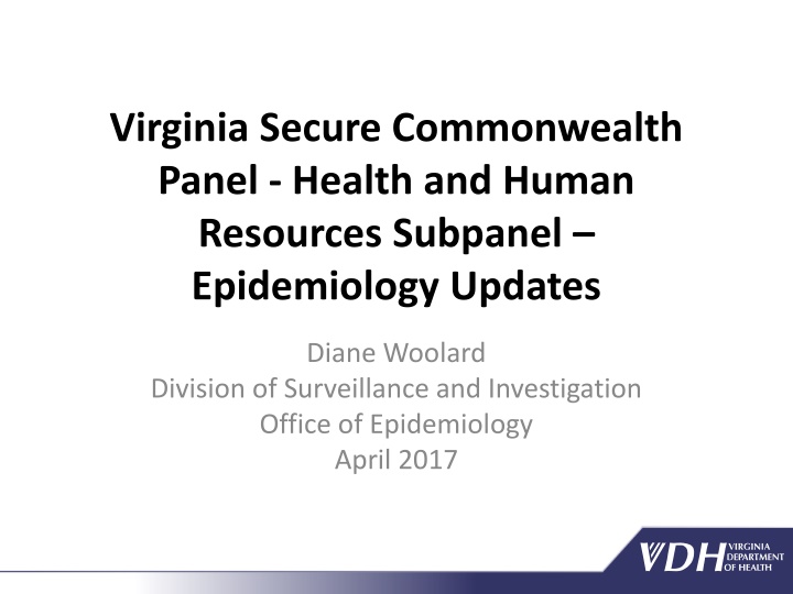 virginia secure commonwealth panel health