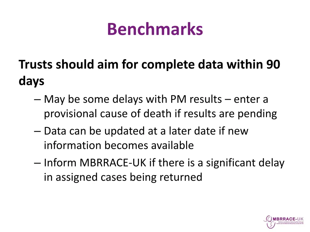 benchmarks