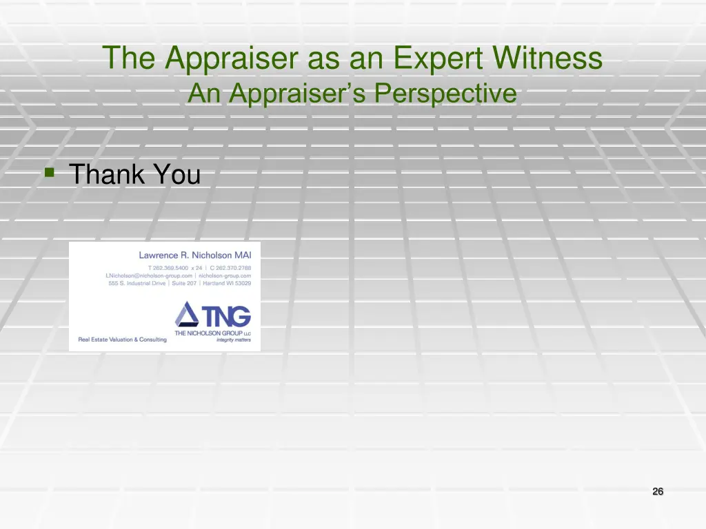 the appraiser as an expert witness an appraiser 1