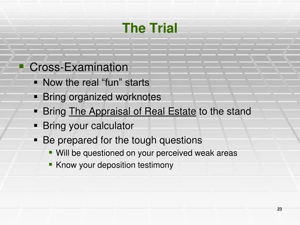 the trial 3