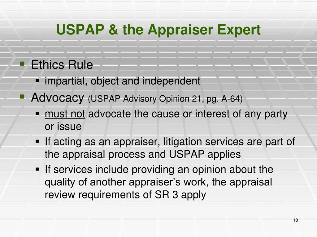 uspap the appraiser expert 1