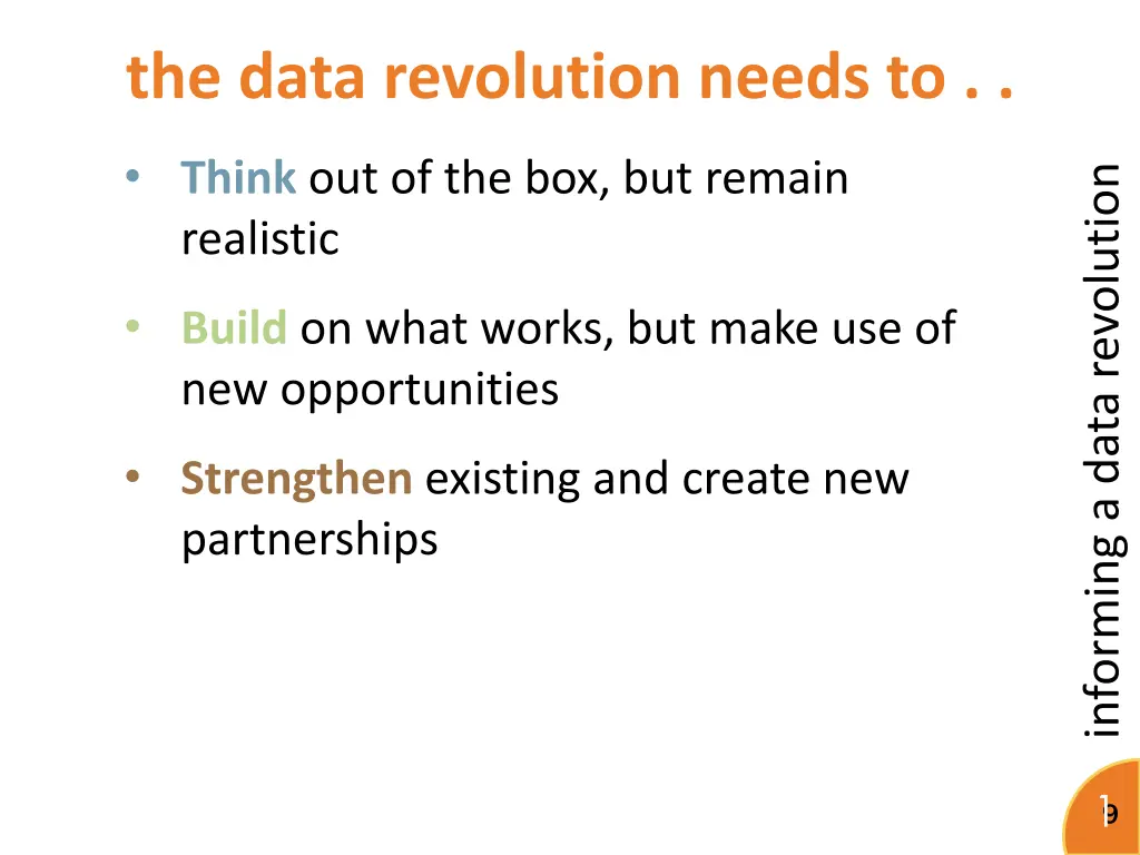 the data revolution needs to 2