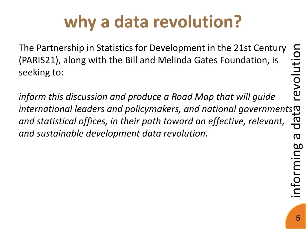 why a data revolution 1