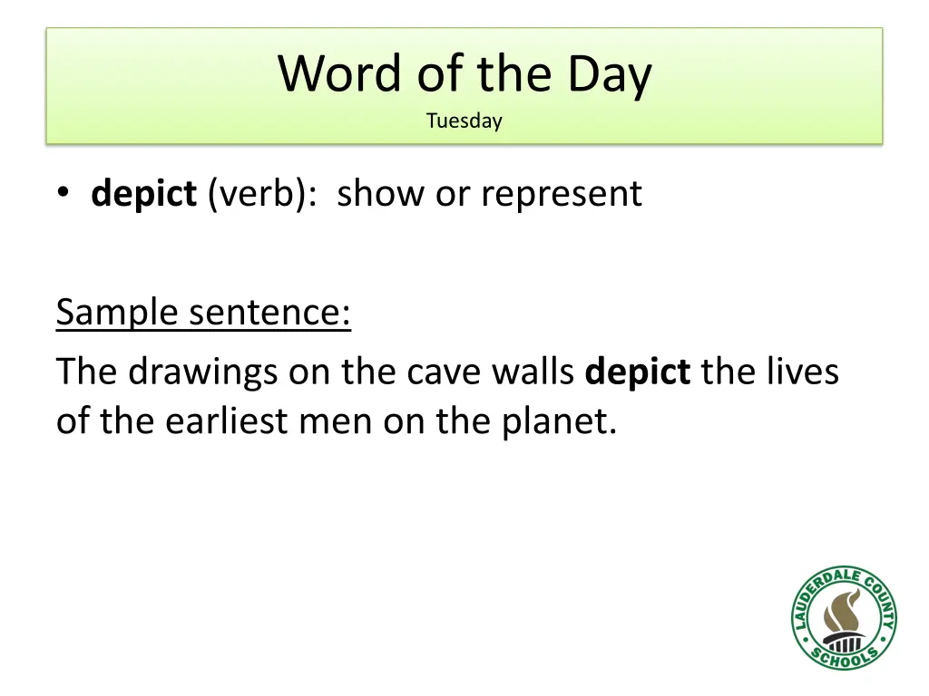 word of the day tuesday