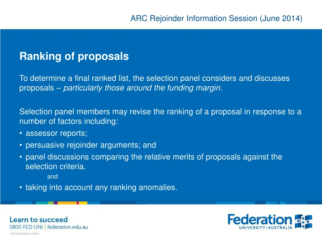 arc rejoinder information session june 2014 14