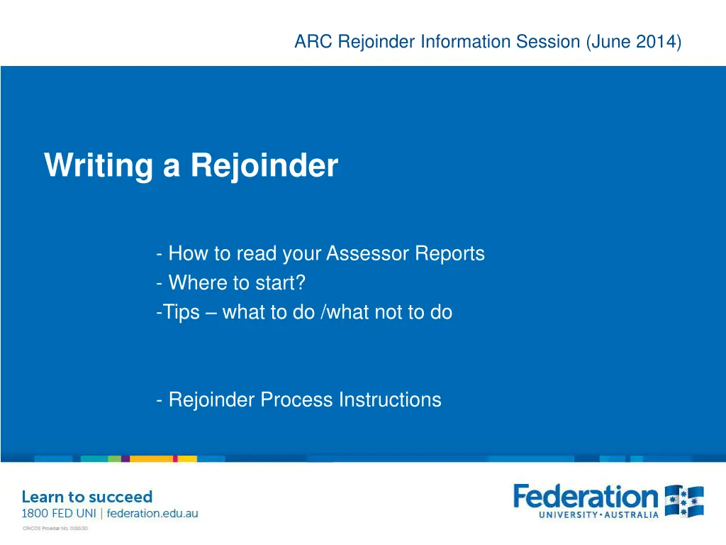 arc rejoinder information session june 2014 17