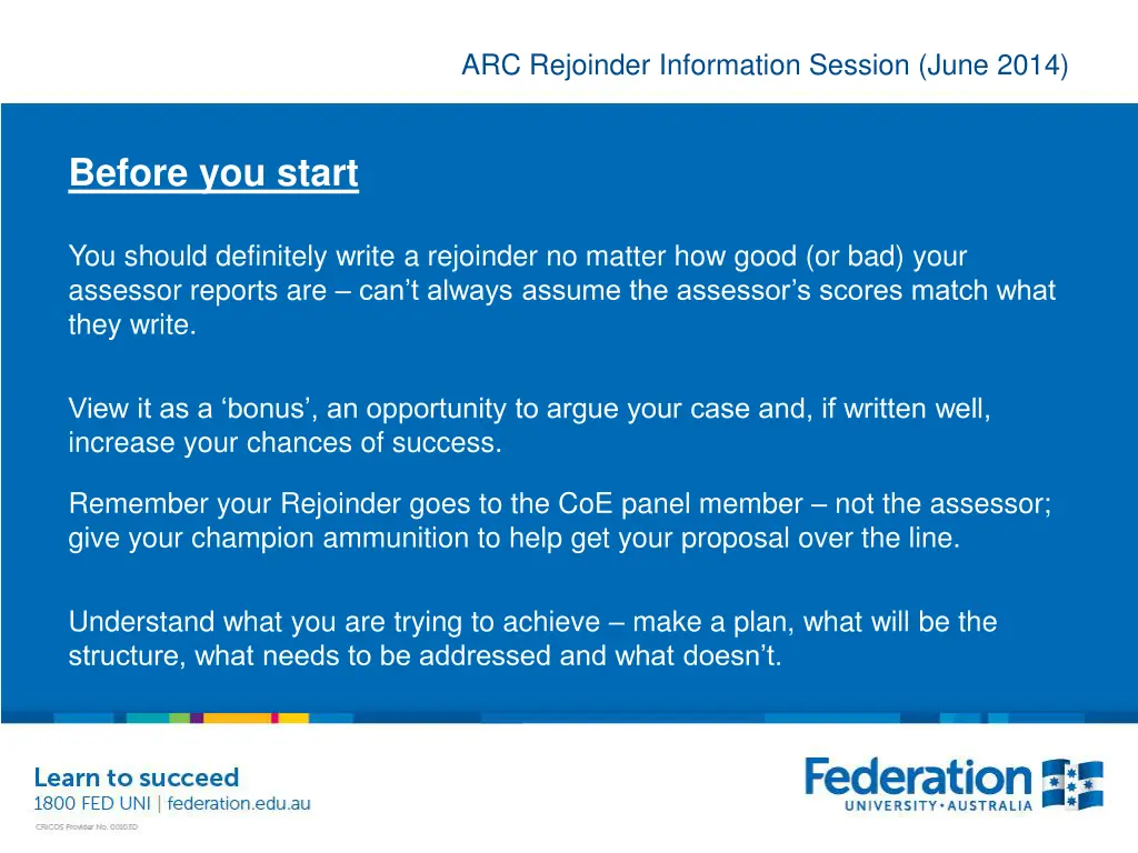 arc rejoinder information session june 2014 20