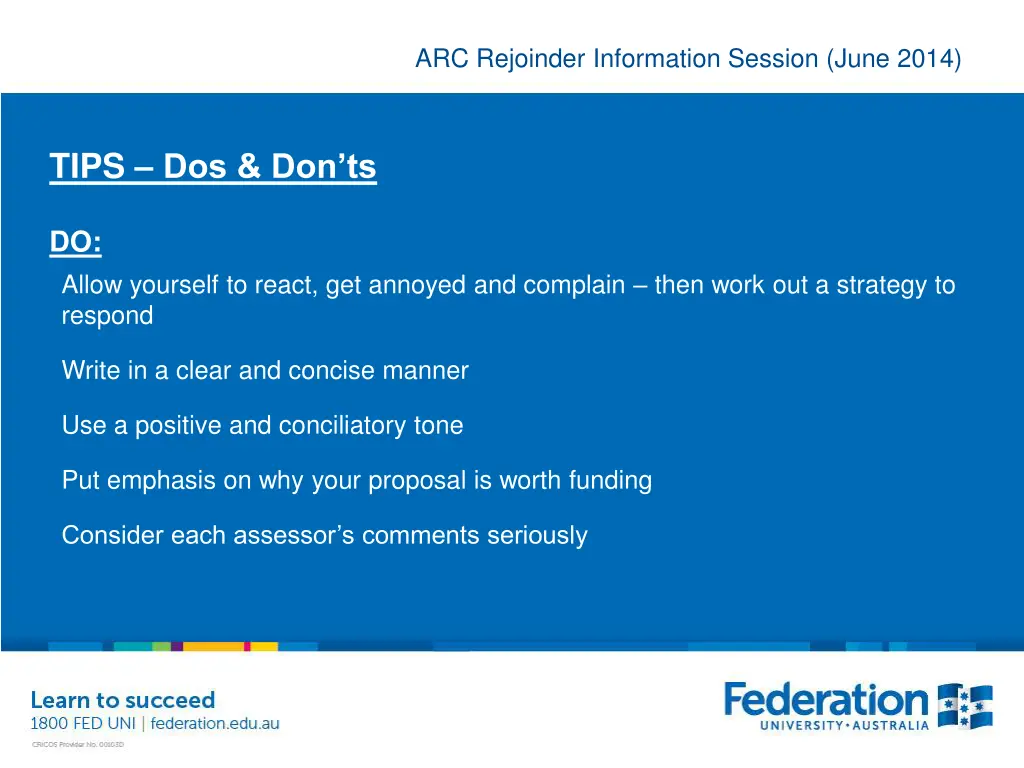 arc rejoinder information session june 2014 24