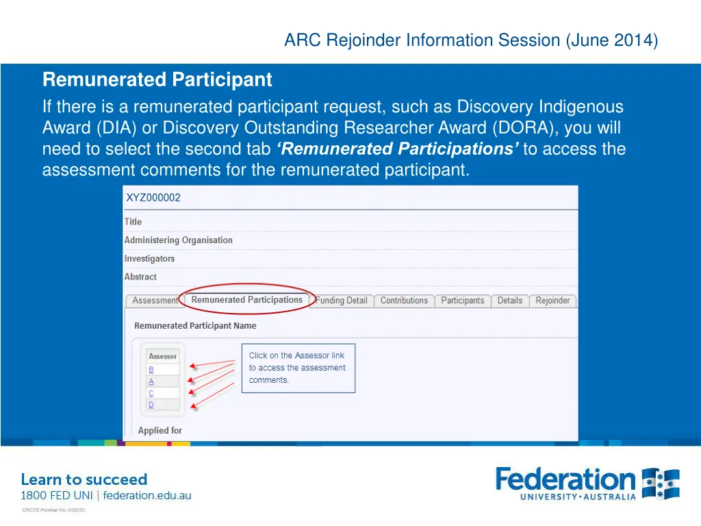 arc rejoinder information session june 2014 41