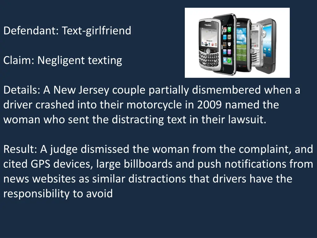 defendant text girlfriend