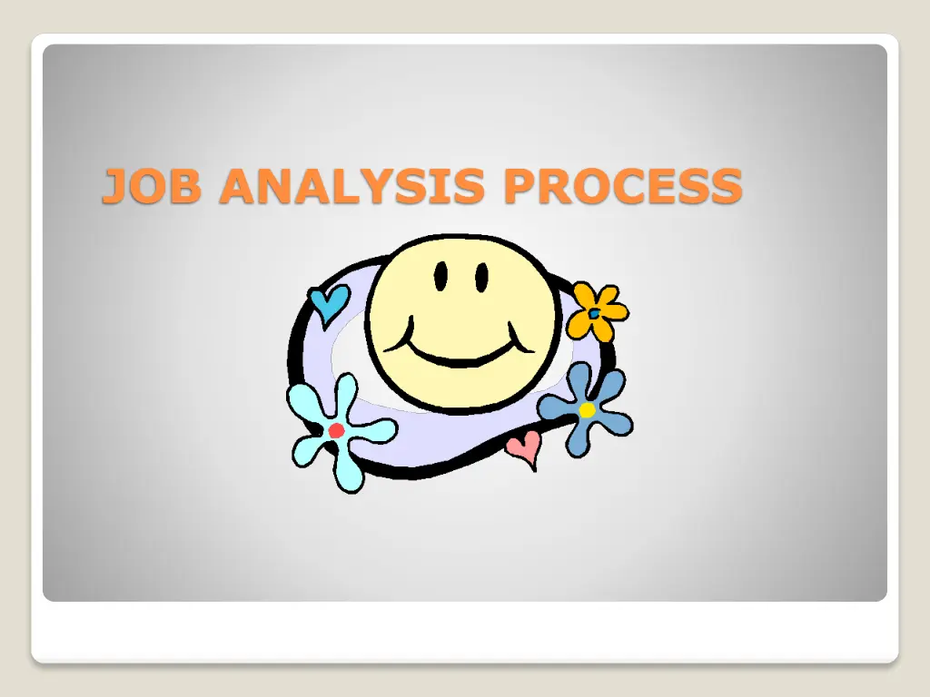 job analysis process