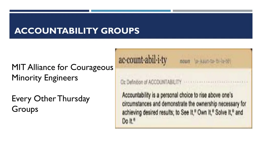 accountability groups