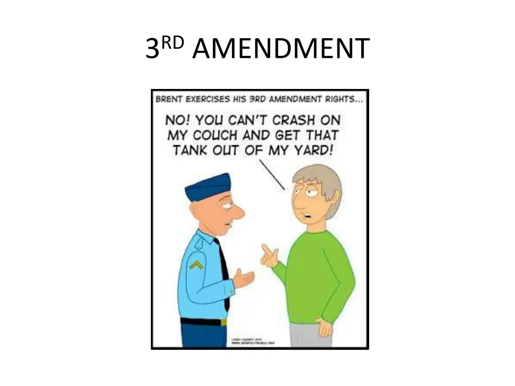 3 rd amendment