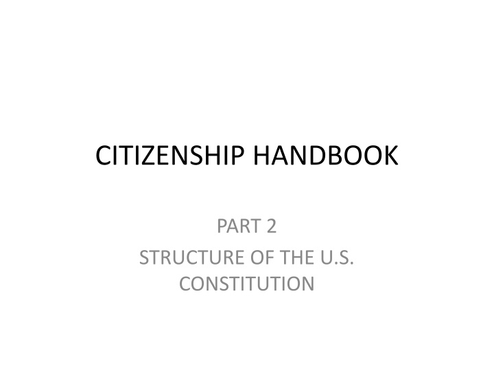 citizenship handbook