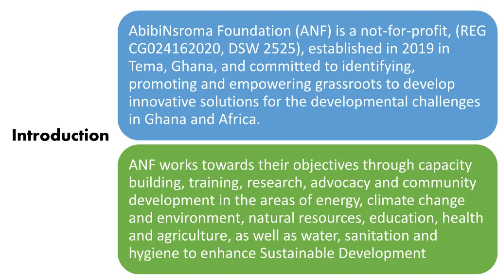 abibinsroma foundation anf is a not for profit