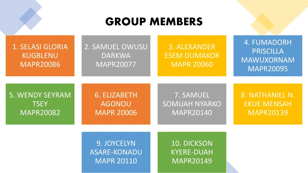 group members